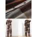 nude patchwork new plaid  loose retro ming Harem cotton pants jumpsuit